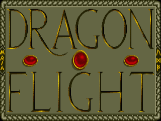 Dragonflight title screen for Amiga
